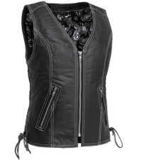 Vest,Leather Vest, First Mfg Vest