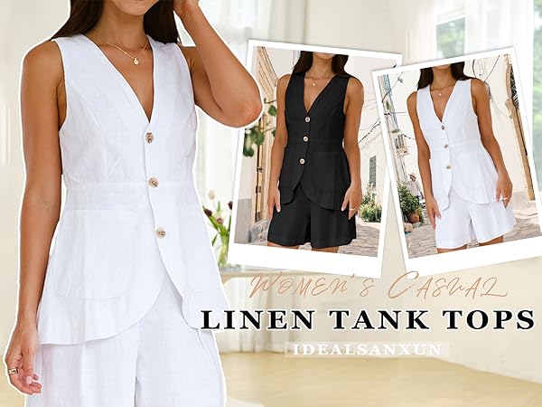 linen tank top