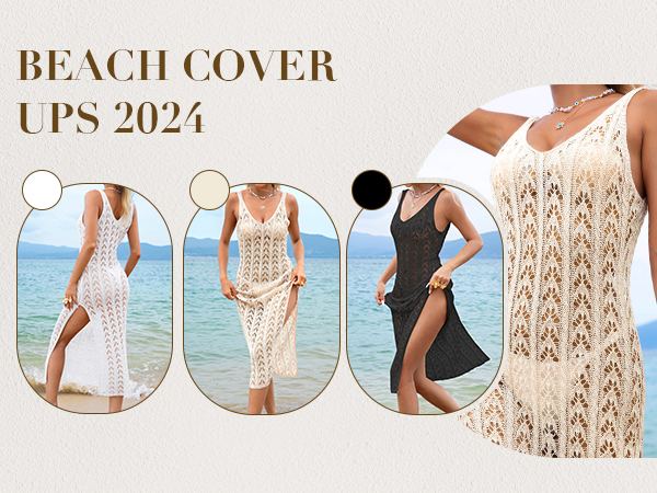 wimsuit coverup for women, women''s swimwear cover ups, crochet dress, beach cover up