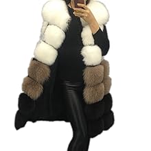 Women sleeveless faux fur vest