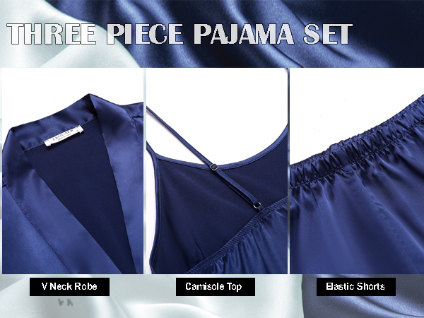 women satin pajama set