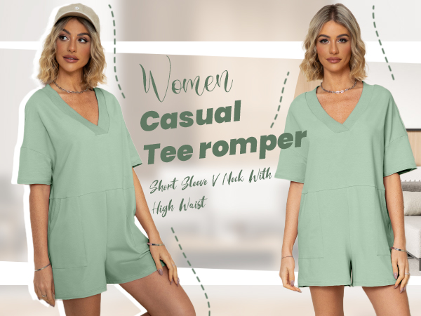 Casual Tee Romper