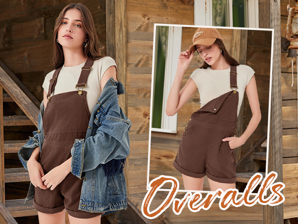 Casual Cute Overalls