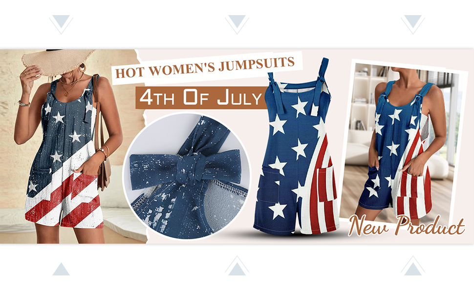 patrioptic romper women