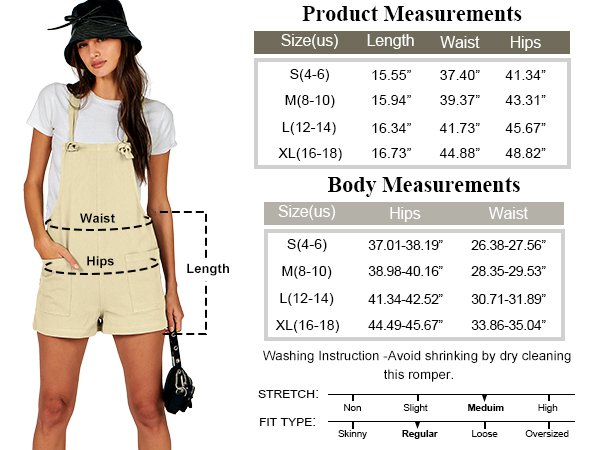 Loose Sleeveless Adjustable Straps Bib Shorts Romper