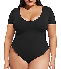 Plus Size Short Sleeve Scoop Neckline