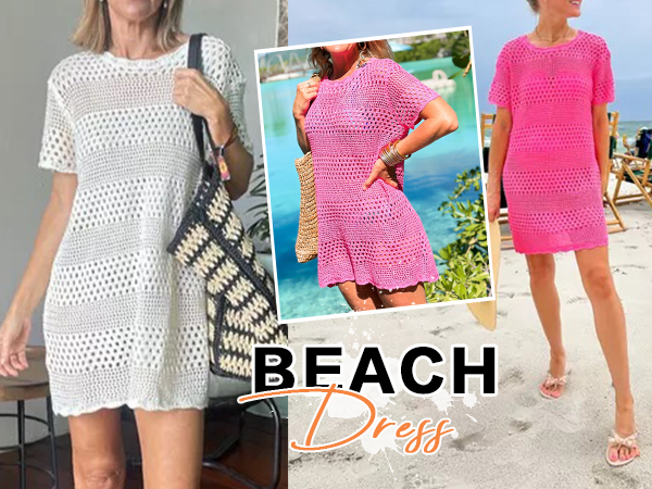 crochet swimsuit cover up for women