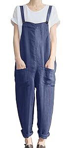 Womens Casual Loose OVERALLS