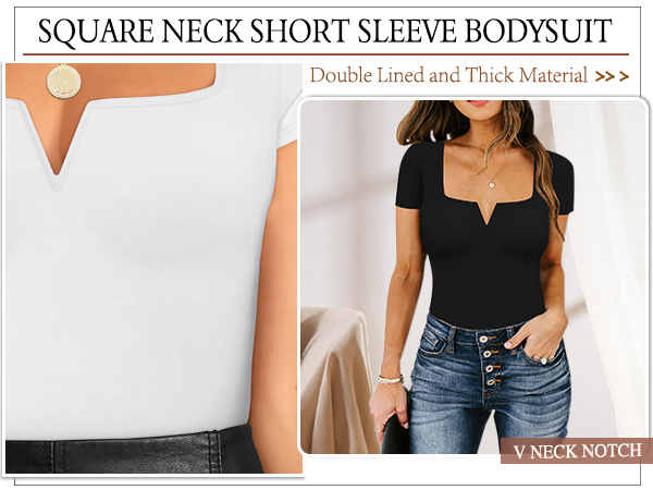 short sleeve bodysuit for women