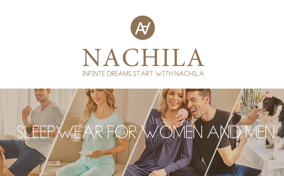 NACHILA PJs are breathable and moisture-wicking, cool, and refresh your skin all night.