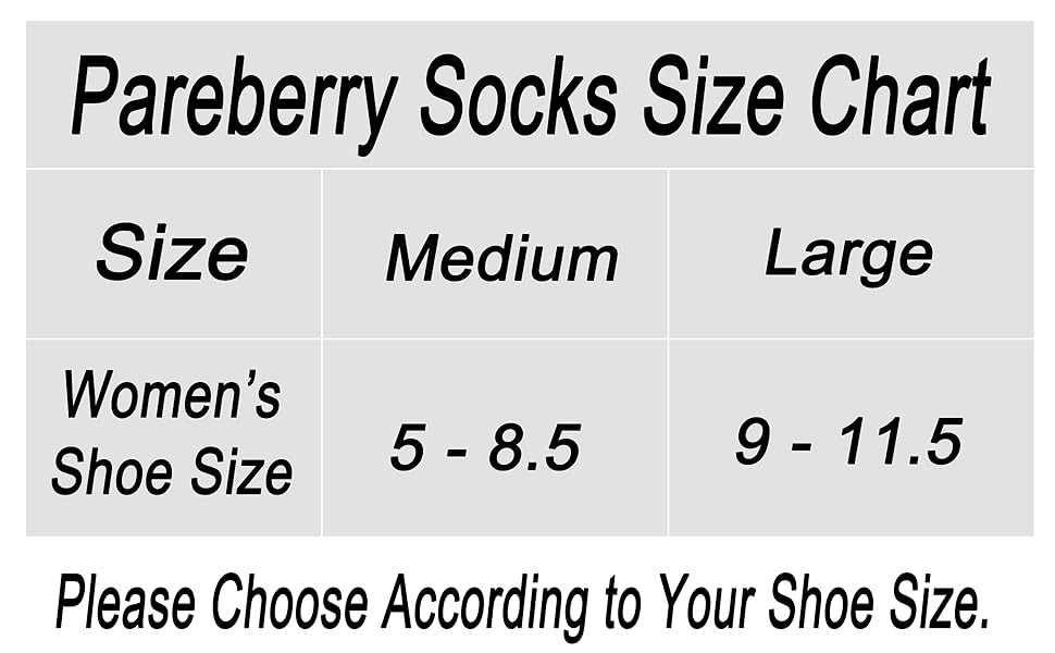 sock size