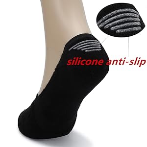 Non slip no show socks