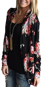 women kimono for women cardigans for women floral cardigan boho casual wrap tops outwear cover up