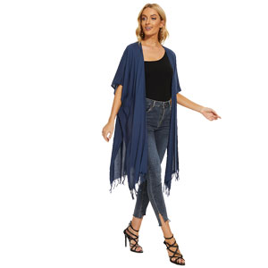 navy blue kimono cardigan