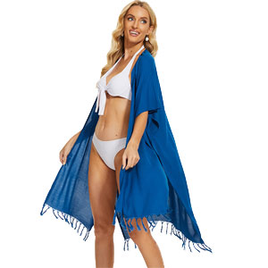 blue kimono bikini cover up