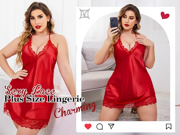 plus size sexy nightgowns for women