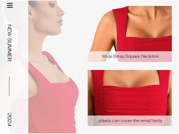 square neck top