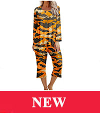 Womens Halloween Pajama Set