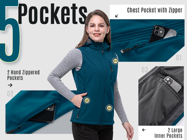 womens Softshell Vest