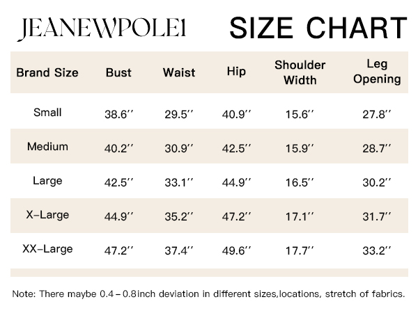 Jeanewpole1 size chart