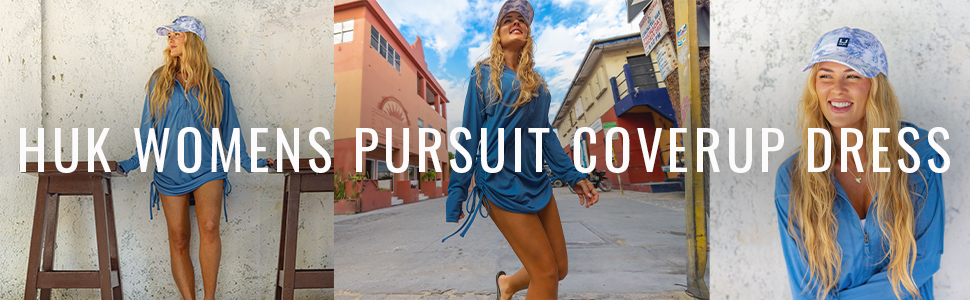 huk pursuit dress womens coverup 