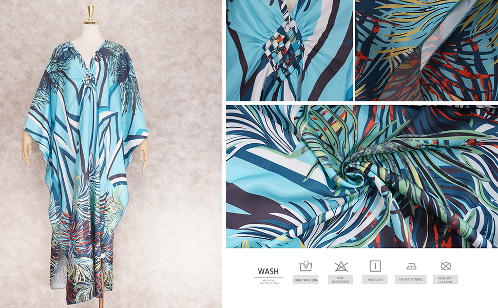 Printed irregular robe