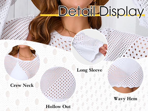 Deatils for Crochet cover up