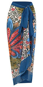 Pineapple Floral Sarong Cover up