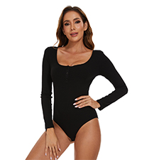 square neck bodysuit