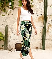 fashion long skirt for women ankle length 2023