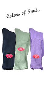 Sierra Socks navy purple green light socks