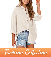 Button down shirts Women fall fashion Linen tops for women loose fit casual business tops for women