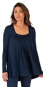 JJ Winks, built in shelf bra, lounging tee