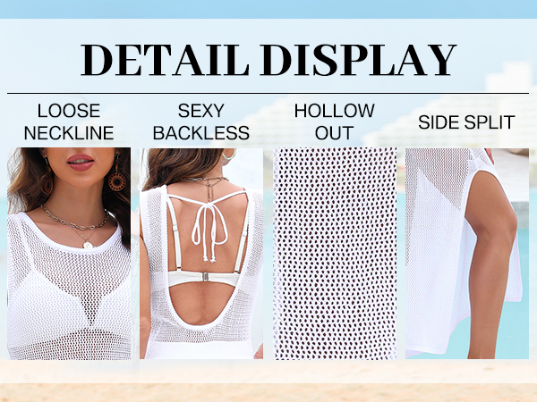 crochet cover ups for swimwear