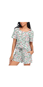 China Mahjong Pajama Sets for Women