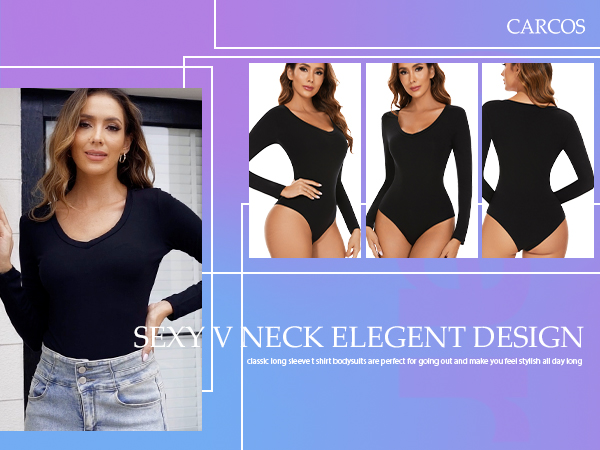 Womens Slim Fit Bodysuits