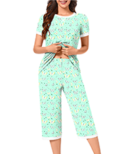 Cute Capri Pajama Set