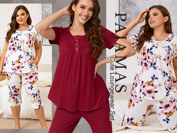 womens pjs sets