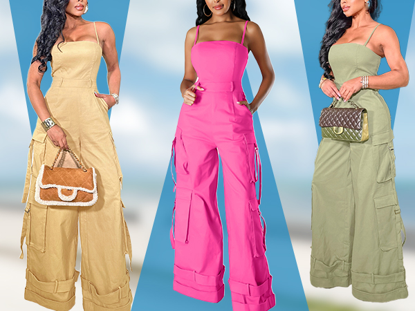 summer jumpsuit for women,pink jumpsuits for women,wide leg jumpsuits for women