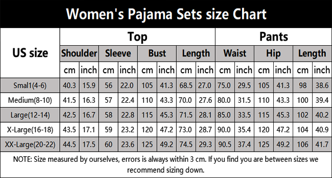 Pajamas For Women Set