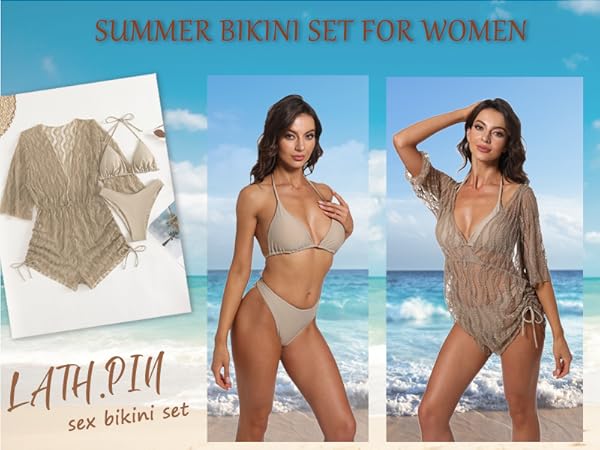 3 piece bikini sets