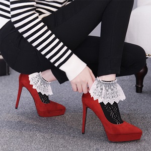 womens lace ankle socks