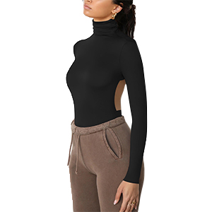 seamless bodysuit,long sleeve tops for woman,plus size bodysuit,basic tops,y2k top