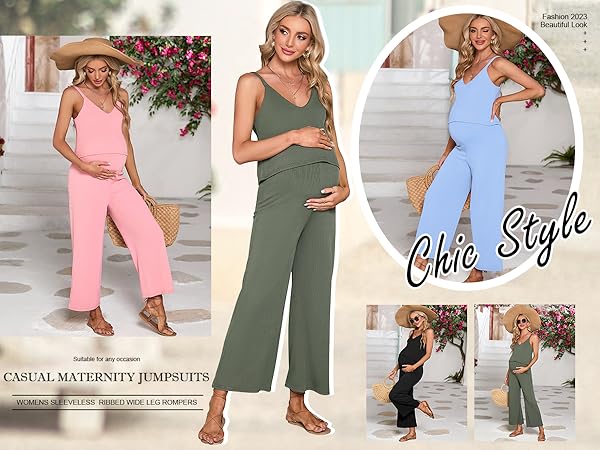 casual maternity jumpsuit