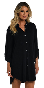 Solid Resort Button Down Shirt