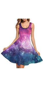 galaxy space dress