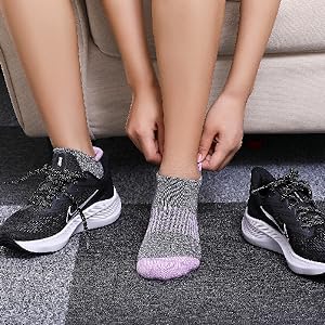 u i running socks womens running ladies sock athletic support toe ankle ankle shoe arch  cotton 