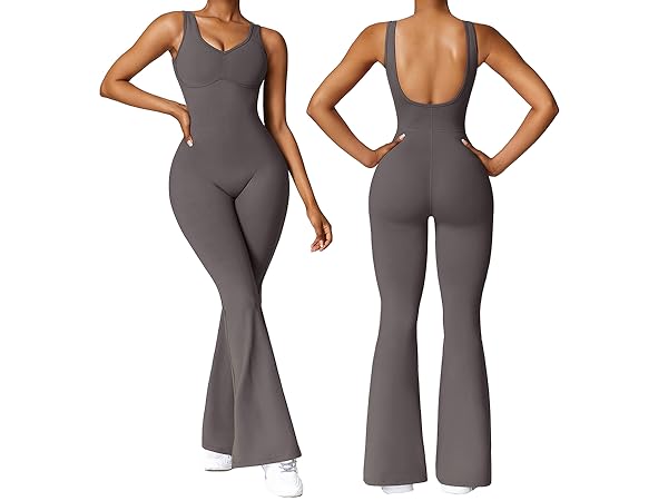 U backless Jumpsuits