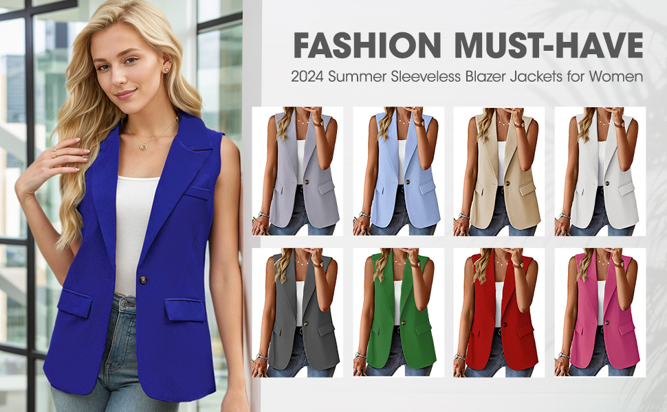 vest tops for women sleeveless blazer vest for women blazer vest for women