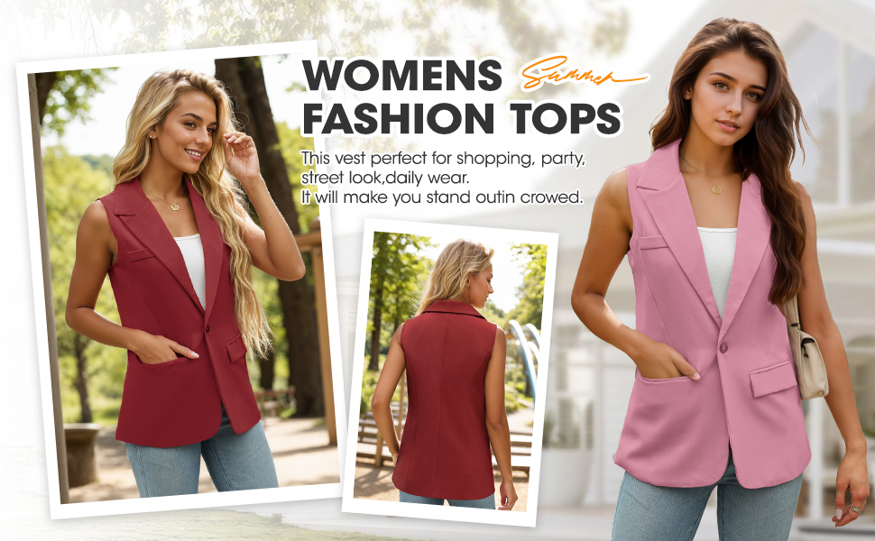 business casual outfits for women womans vest summer suits for women sleeveless blazer 